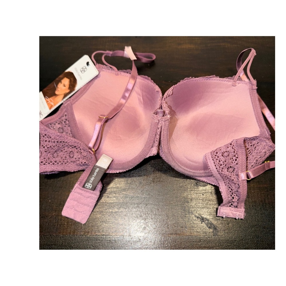 NEW Daisy Fuentes Push Up Lace Bra 38C Underwire - Picture 4 of 8